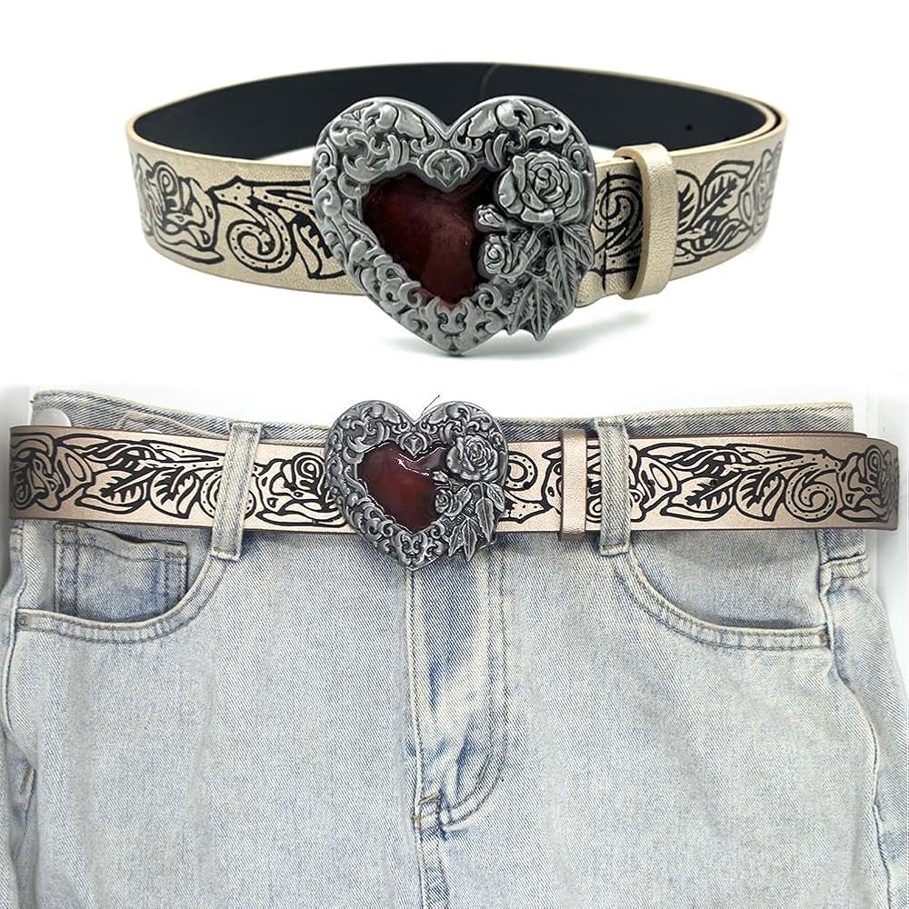 小物 vintage leather belt \"llic decorat\" Petit Simple Art Deco Belt in Black – FRAME